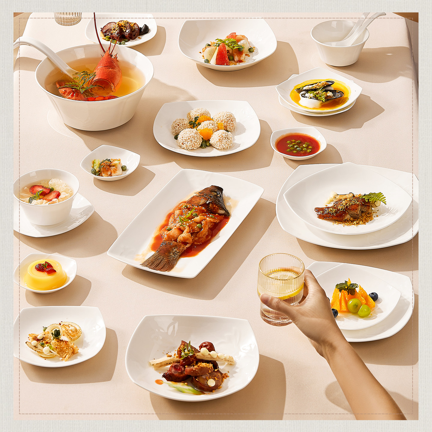 玛戈隆特玉兰本色中式创意骨瓷蘸料碟味碟调料调味酱料小料饺子碟