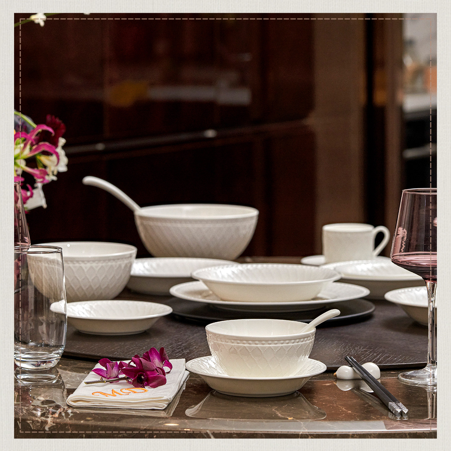 玛戈隆特枫丹白露法式餐具套装