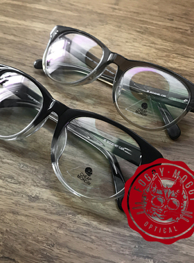 Che@pMond@yvintage复古男女素颜潮牌透明渐变韩版近视眼镜框镜架