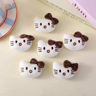 卡通kt猫公仔胸针配件儿童鞋帽服装辅料可爱手工DIY猫咪饰品配件