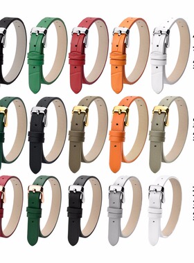 6-12mm一条过长表带 首饰带 手环带 绿色 灰色翡翠珠宝配饰带 女