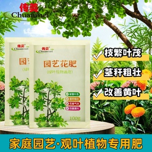 传美花肥料绿植植物通用型专用肥鸭脚木黄金榕龟背竹黑金刚复合肥