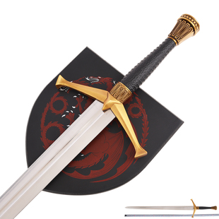 伊蒙德之剑 权利的游戏龙之家族影视道具 COS游戏周边武器 未开刃