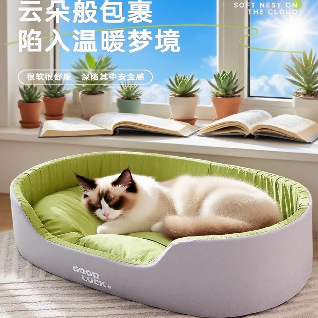 猫窝狗窝四季通用狗狗床睡觉用夏天中小型犬夏季沙发大型狗窝冬天