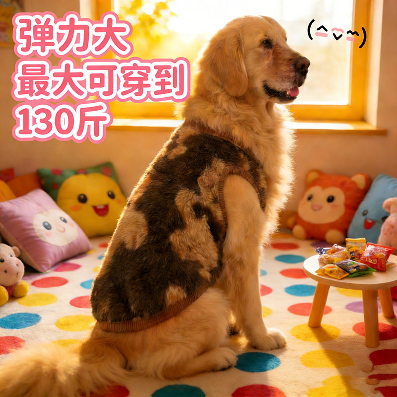 宠物狗狗衣服秋冬款小中大型犬冬日2025新款秋冬季加绒保暖背心
