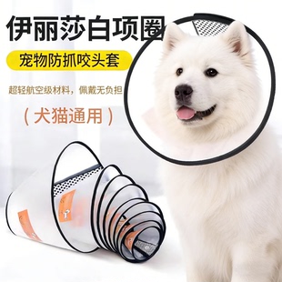 伊丽莎白圈宠物头套狗圈猫圈狗脖套宠物防咬打针圈皮肤病防护头罩
