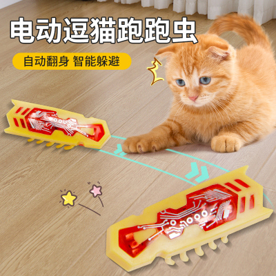 猫玩具纳米虫自动逗猫棒智能翻身躲避障碍电动自嗨解闷一整天宠物