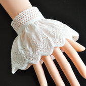 子护腕袖 套蕾丝花边假袖 口百搭白色花边衬衫 毛衣卫衣内搭假袖 袖 口