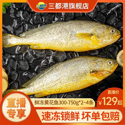 鲜冻黄花鱼300-750g/条