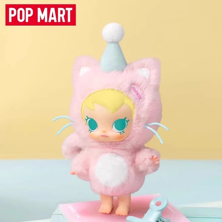 POPMART泡泡玛特Molly口袋朋友系列搪胶毛绒挂件潮玩盲盒礼物