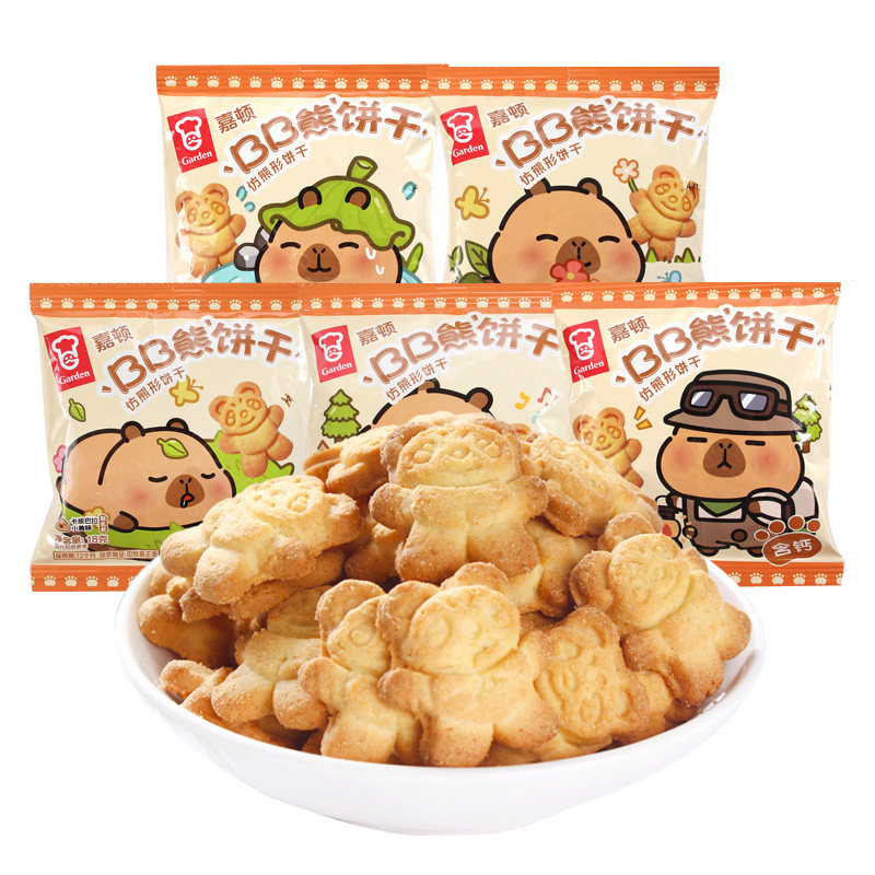 嘉顿BB熊饼干18g*5包鸡蛋味