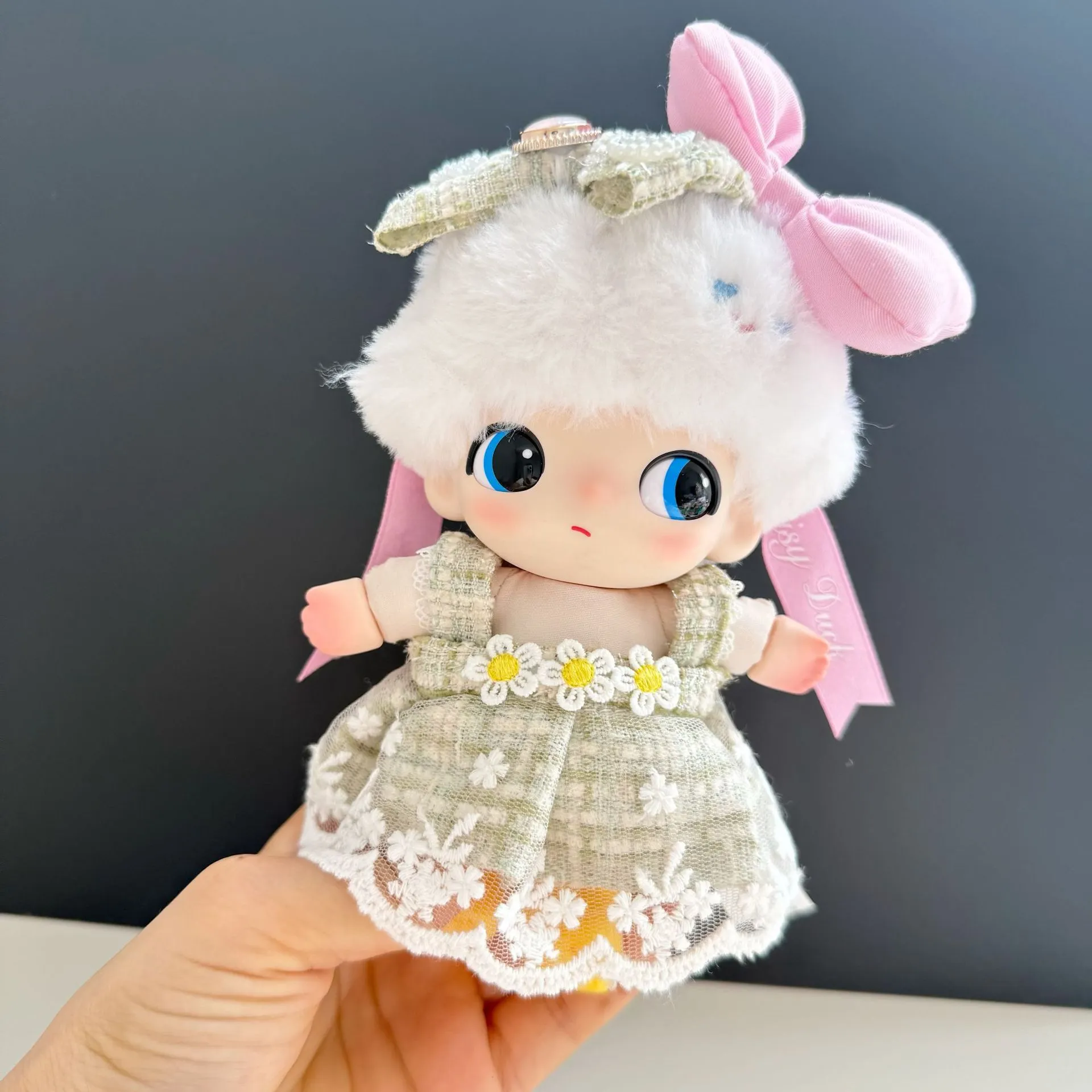 仅衣服】挂件布鲁托玩偶衣服星星月亮绿纱裙DIMOO WORLD公仔着替