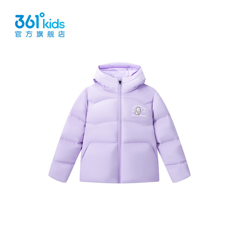 361°童装女童保暖羽绒服