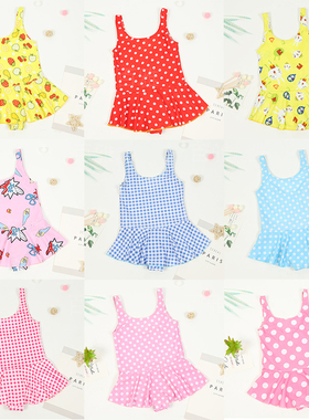 【断码断色 清仓捡漏】泳衣女童可爱连体公主女孩宝宝三角泳装