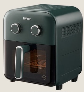 苏泊尔空气炸锅5L远红外穿透加热可视1450W蒸汽双旋钮控KJ50Y862