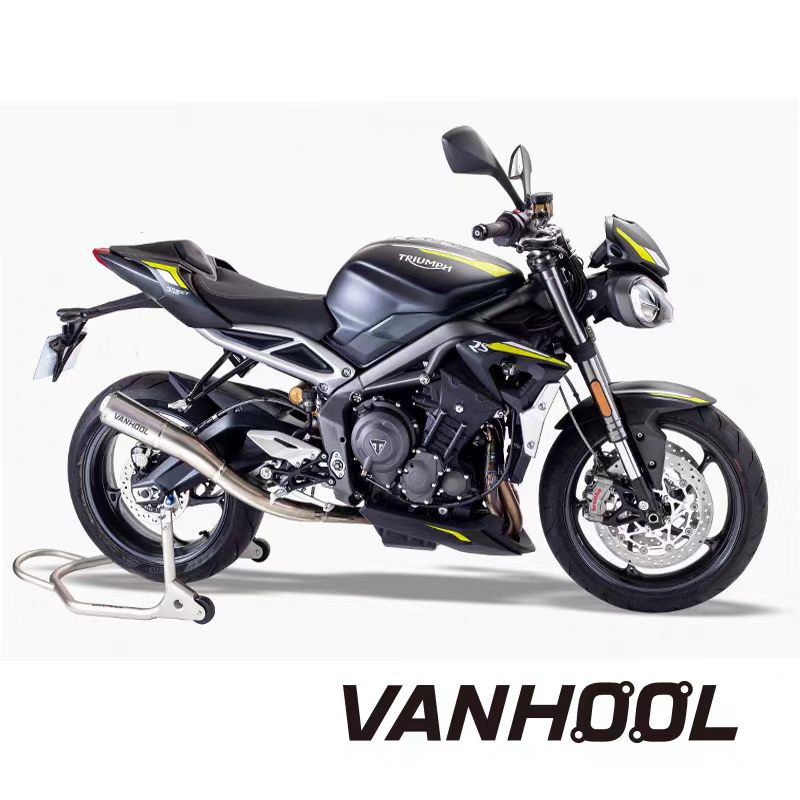 VANHOOL万虎排气管适用于凯旋大青蛙1200 765R/RS钛合金全段前段