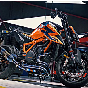 VANHOOL万虎排气管适用于22款KTM1290SDR超级公爵阀门彩钛蛇形全