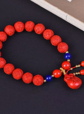 高含量朱砂招运进财手串