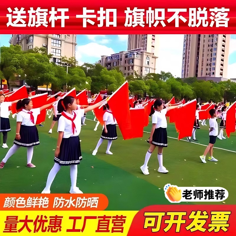 运动会入场创意道具旗子