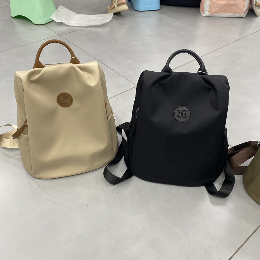 韩版百搭尼龙束口袋双肩包防泼水运动背包牛津布大容量轻便旅行包