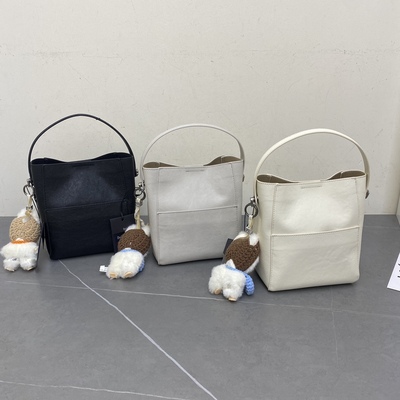 新款早女包时尚百搭女式水桶包质感托特包单肩斜挎包手提包7932