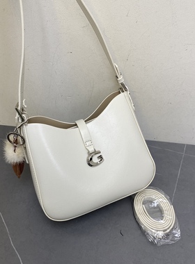 腋下包包2025新款女包复古油蜡皮百搭单肩斜挎包时尚托特包25132