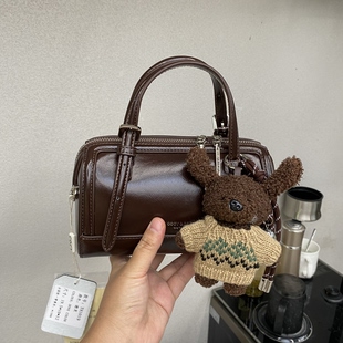 油腊皮新款女包时尚百搭真皮单肩斜挎包腋下包枕头包链条包手提包