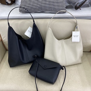 罗耶尔葵尔新款女包时尚百搭手提包单肩子母包水桶包大包腋下包包