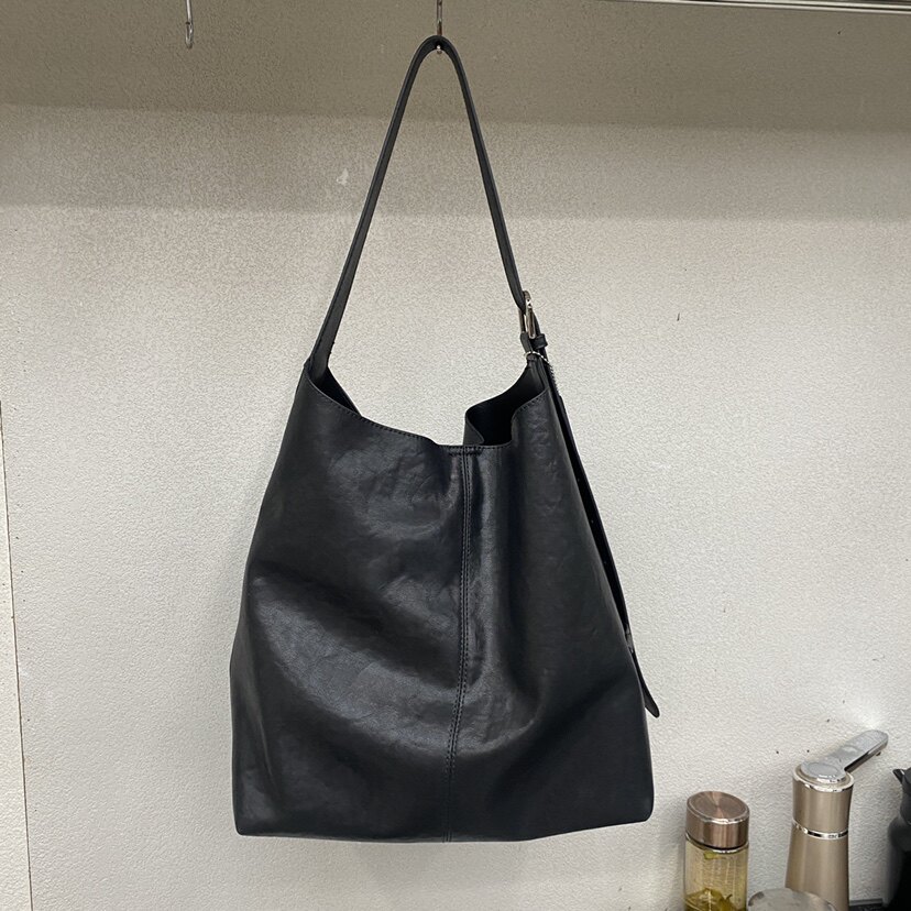 2026新款女包百搭大包单肩斜挎包托特包腋下包子母包软皮水桶包