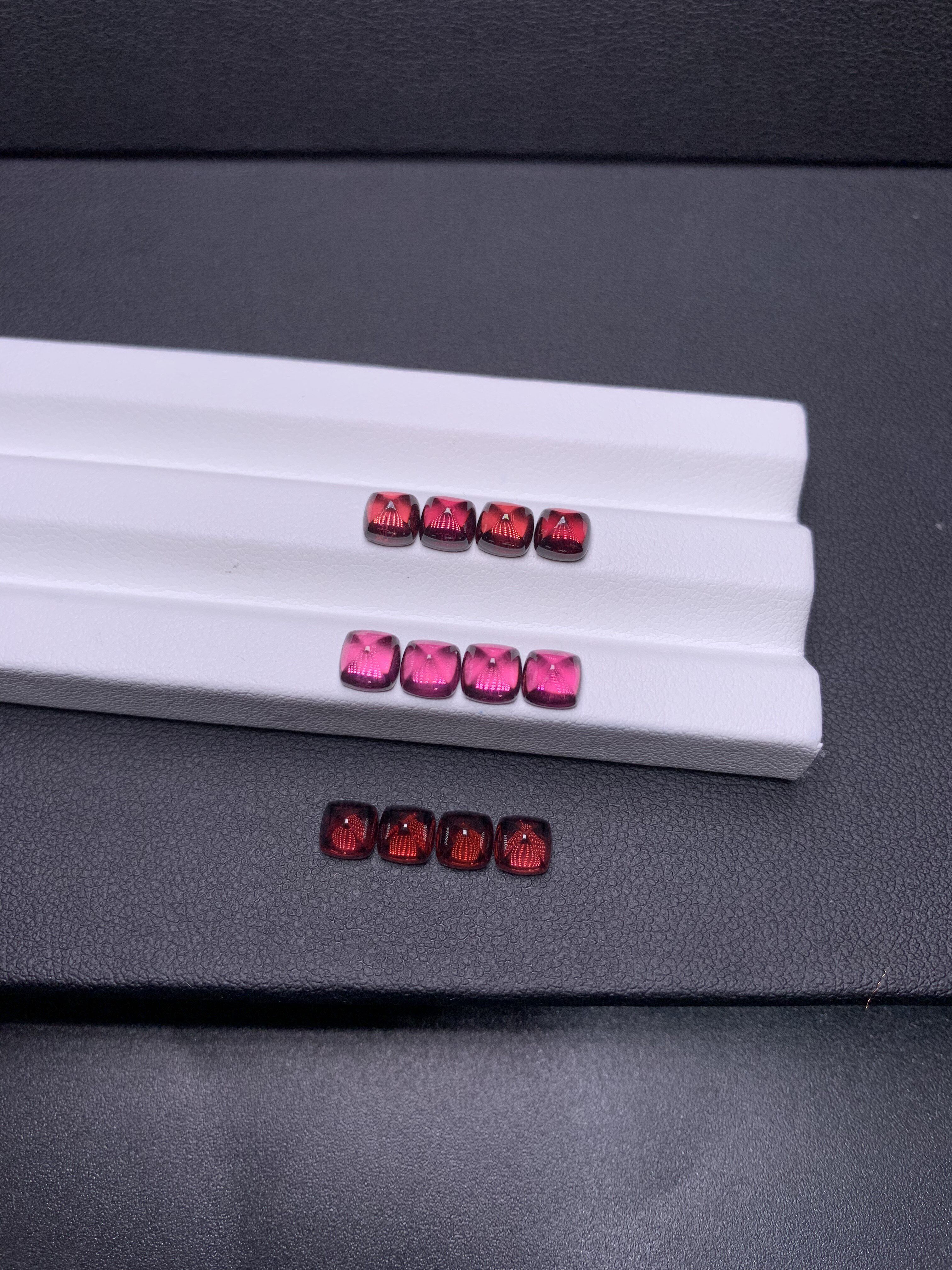 高品质镁铝糖塔裸石方形5x5mm可镶嵌18k金银戒指吊坠耳坠耳钉等