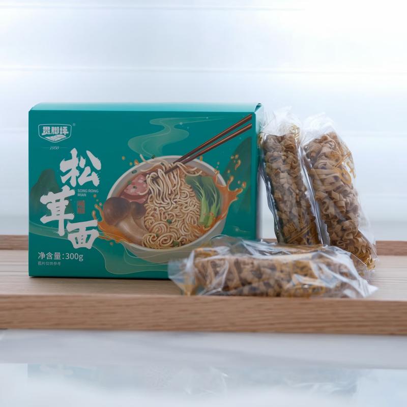 贯脚坪松茸素食非油炸细面