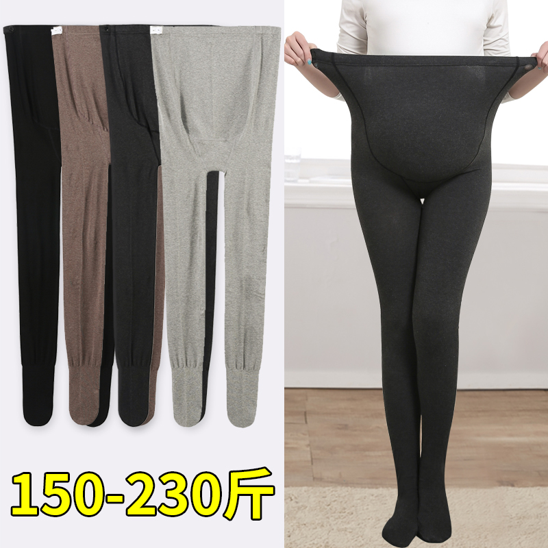 加大码200斤怀孕期连裤打底裤袜