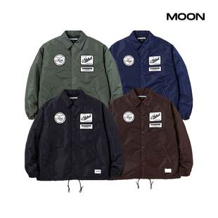 现货NEIGHBORHOOD WINDBREAKER JACKET-2刺绣贴布防风抽绳夹克2FW