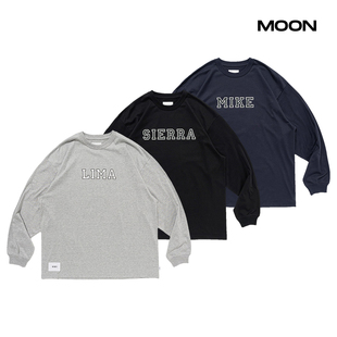 现货 WTAPS ACADEMY / LS / COTTON 长袖字母T恤 24FW