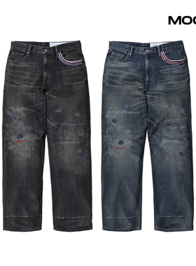 现货 Neighborhood SAVAGE DENIM DP WIDE PANTS 水洗牛仔裤 26SS