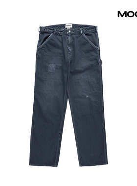 现货 BOWWOW REPAIRED INDIGO PAINTER PANTS 牛仔裤 25FW