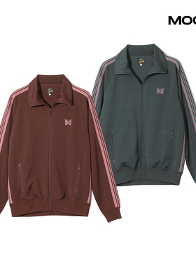现货 Needles Track Jacket 蝴蝶刺绣运动夹克 25FW