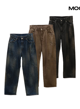 现货 ANCELLM TAPARED DENIM PANTS 水洗做旧牛仔裤 25FW