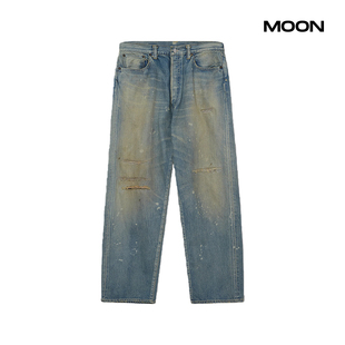 现货 A.PRESSE NO.37 WASHED WIDE DENIM PANTS 水洗牛仔裤 25FW