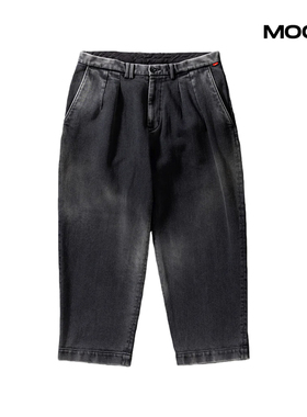 现货 ANACHRONORM AGING HEAVY PIQUE 2 TUCK水洗做旧休闲裤 25FW