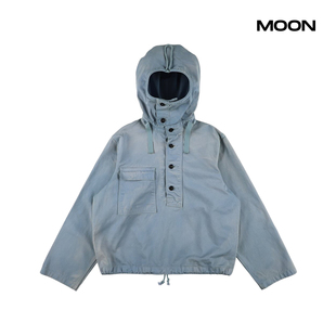 现货 BOWWOW USN SALVAGE PARKA做旧连帽水洗冲锋衣夹克外套 26SS