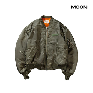 现货 ANACHRONORM DIRTY NYLON MA-1 做旧飞行夹克 25FW