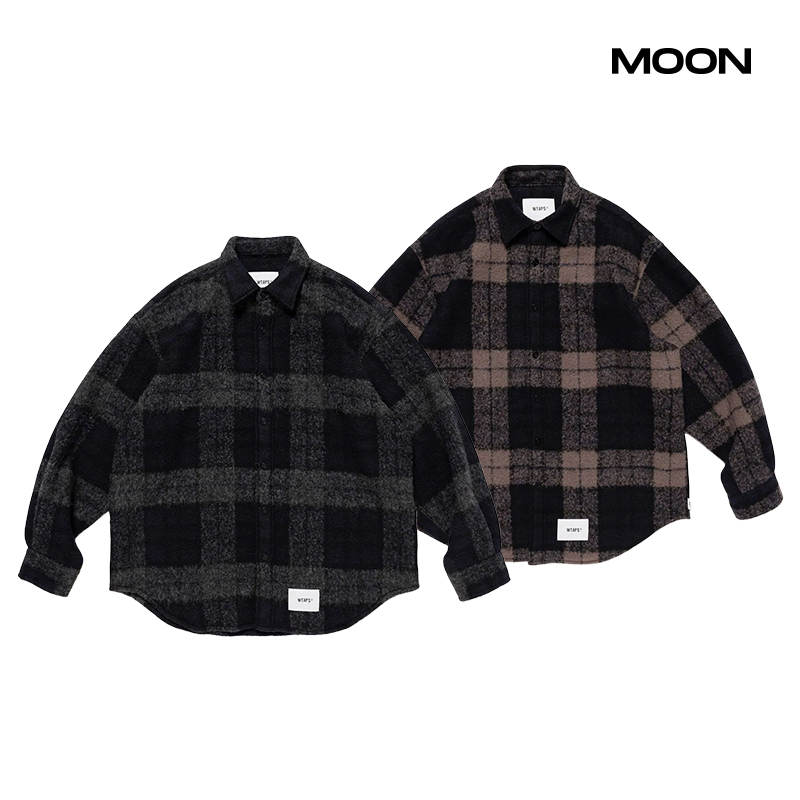 WTAPSTXT02羊毛格子衬衫