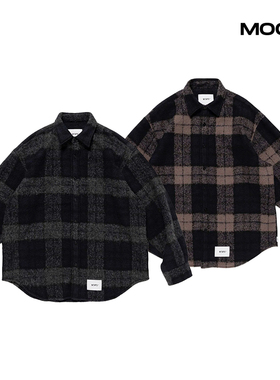 现货 WTAPS TXT 02 / LS / WONY. TWEED. 羊毛格子衬衫 25FW