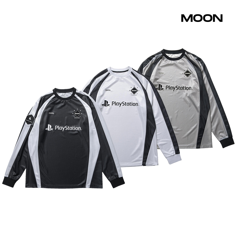 F.C.R.B长袖拼接足球服T恤24FW