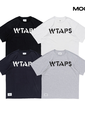 现货WTAPS OBJ 05 / SS / COTTON. BOB logo印花短袖T恤24SS