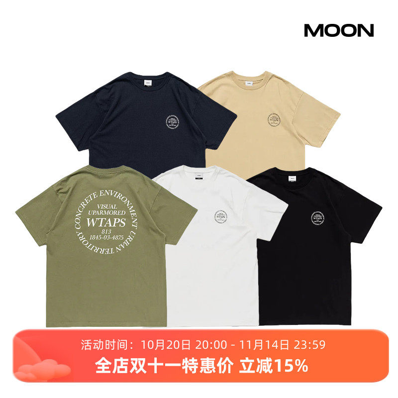 现货WTAPS INGREDIENTS / CIRCLE / 隐藏限定字母印花短袖T恤24FW