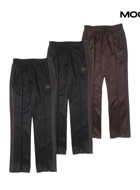 现货Needles Narrow Track Pant Poly Smooth蝴蝶刺绣运动裤24FW