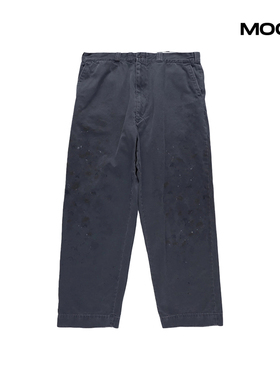 现货 BOWWOW ESSENTIAL CHINO PANTS AGED 做旧漆点工装裤 25FW