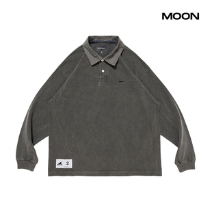 现货 DESCENDANT PUBA POLO LS PIGMENT DYE 长袖POLO衫 26SS